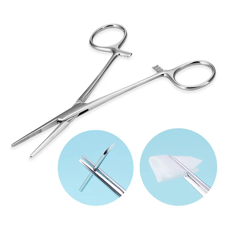 Kleszcze do piercingu 1 szt. – stal chirurgiczna, do septum, tragus, wargi i pępka