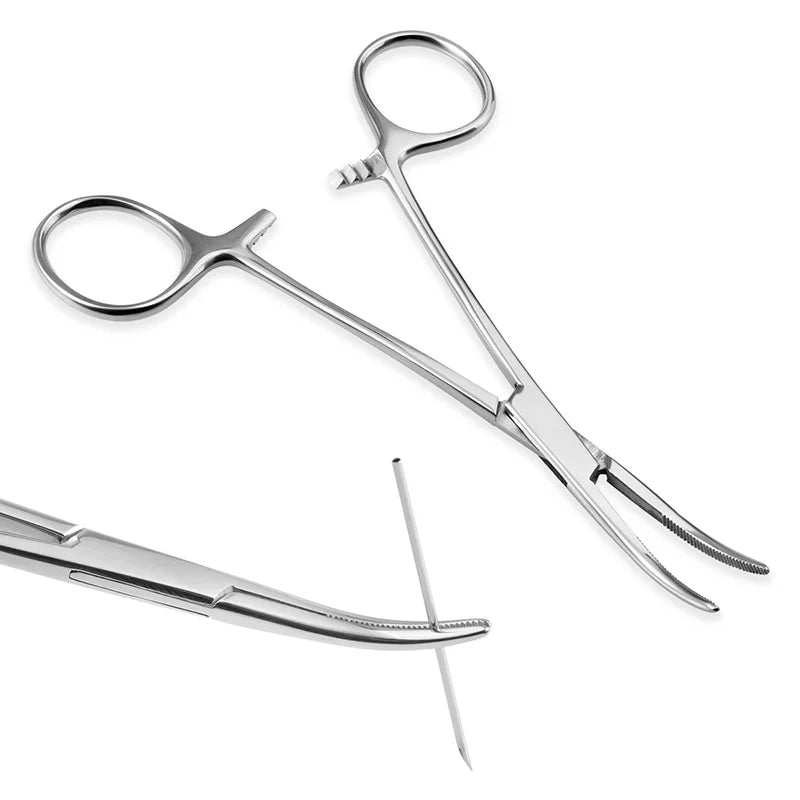 Kleszcze do piercingu 1 szt. – stal chirurgiczna, do septum, tragus, wargi i pępka