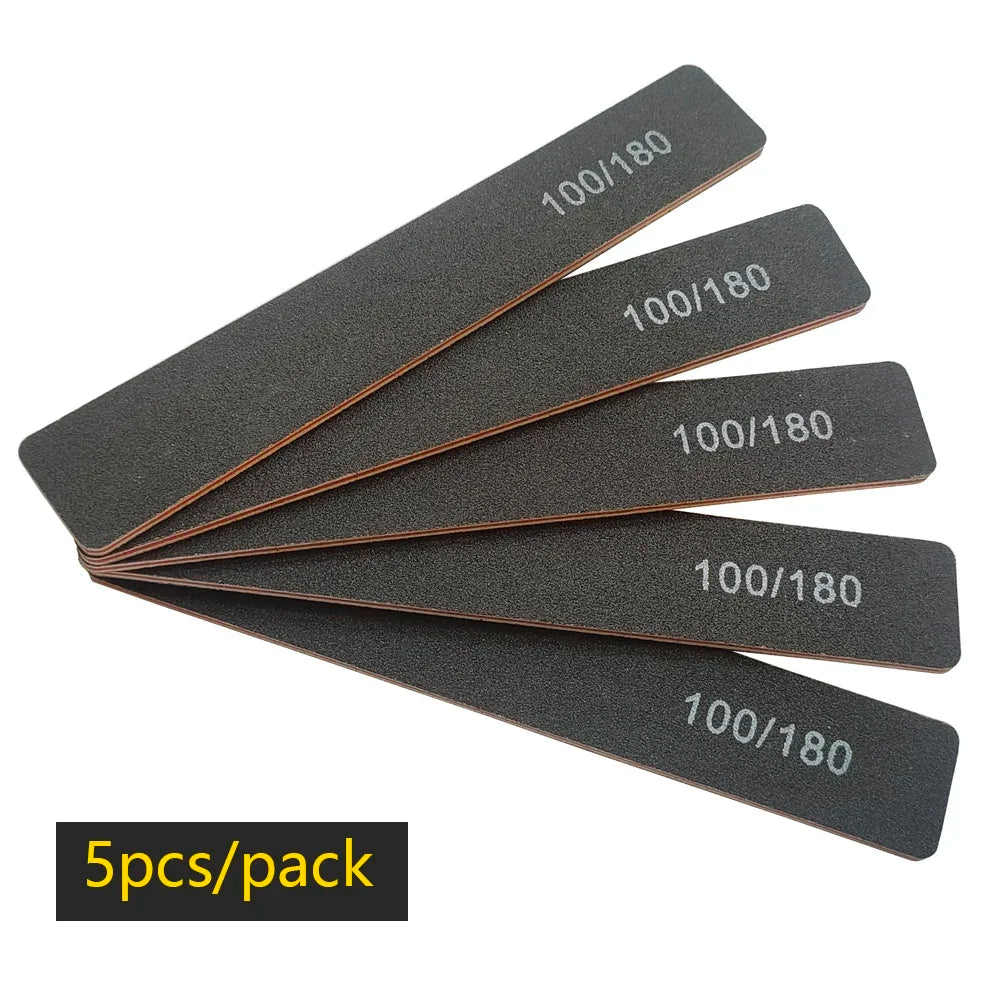 Pilnik do paznokci 100/180 – dwustronny buffer do żelu i manicure (do salonu i domu)