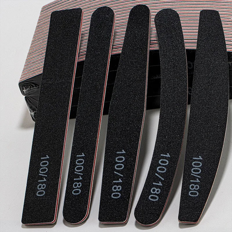 Pilnik do paznokci 100/180 – dwustronny buffer do żelu i manicure (do salonu i domu)