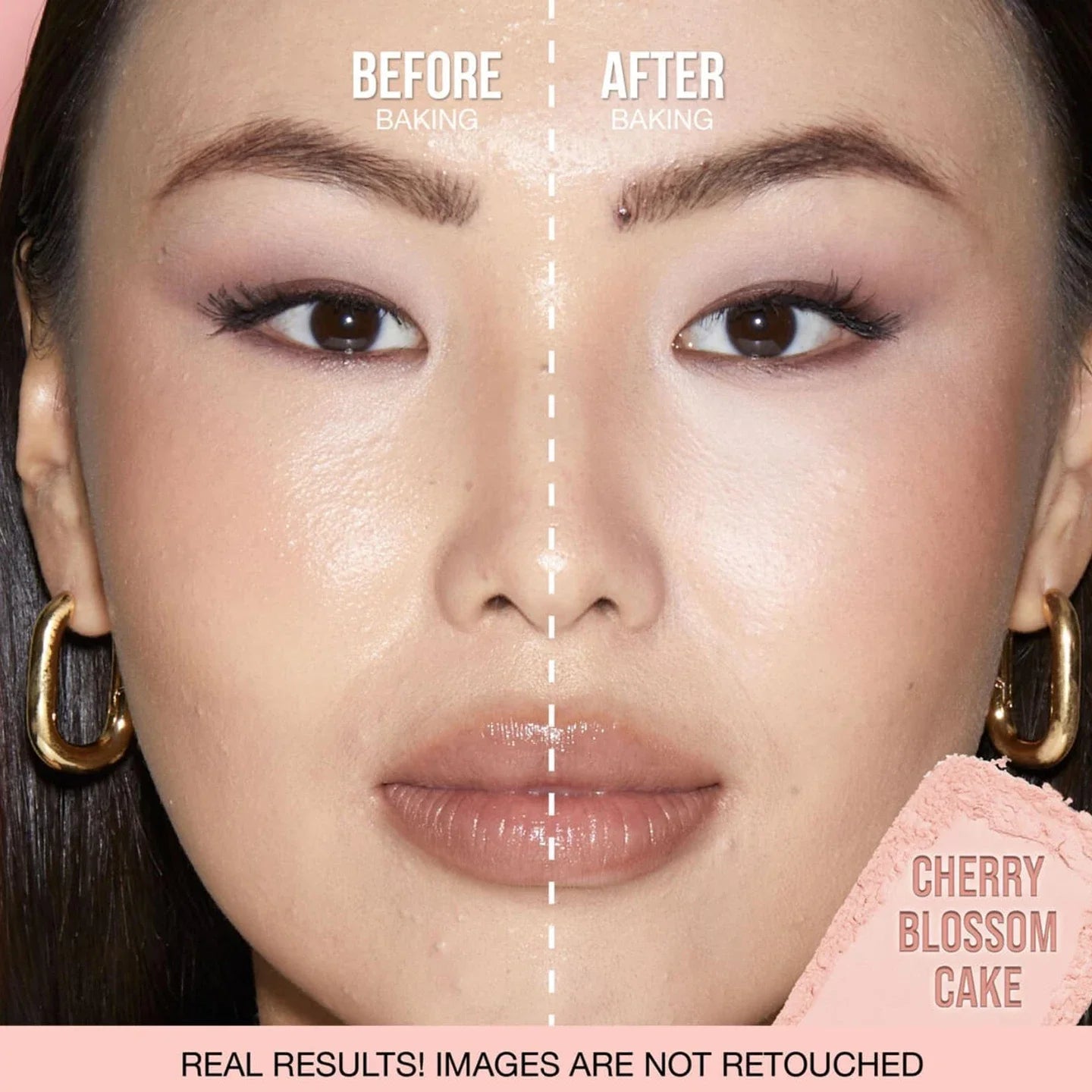 Huda Beauty Powder – transparentny puder utrwalający makijaż, kontrola sebum