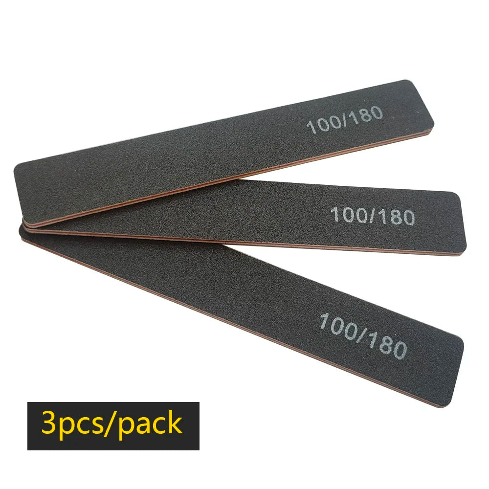 Pilnik do paznokci 100/180 – dwustronny buffer do żelu i manicure (do salonu i domu)