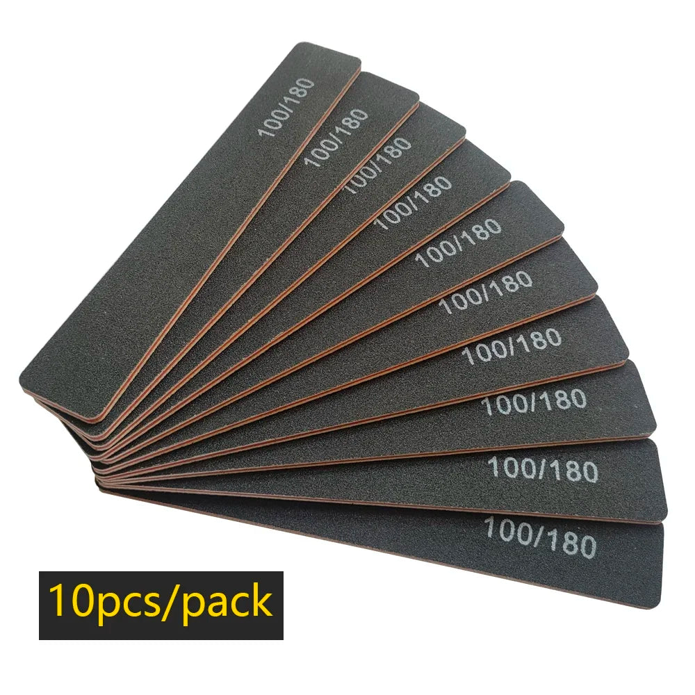 Pilnik do paznokci 100/180 – dwustronny buffer do żelu i manicure (do salonu i domu)