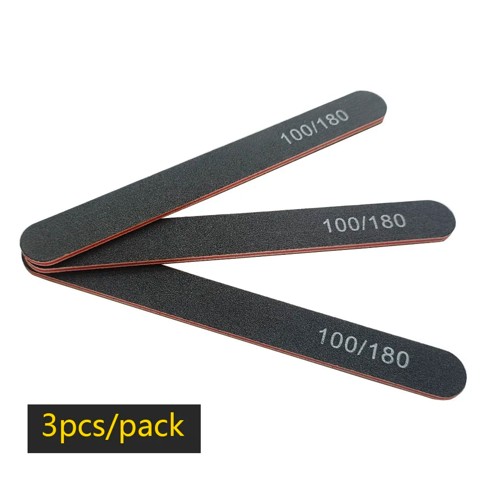 Pilnik do paznokci 100/180 – dwustronny buffer do żelu i manicure (do salonu i domu)