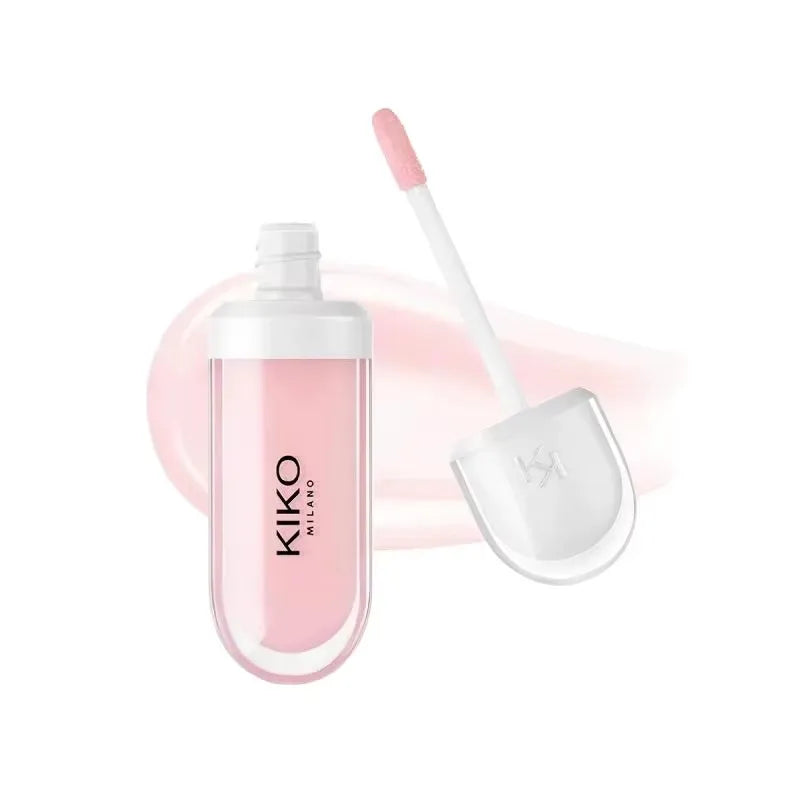 KIKO 3D Liquid Lip Glaze – przezroczysty błyszczyk do ust, lustrzany efekt, odżywczy i trwały