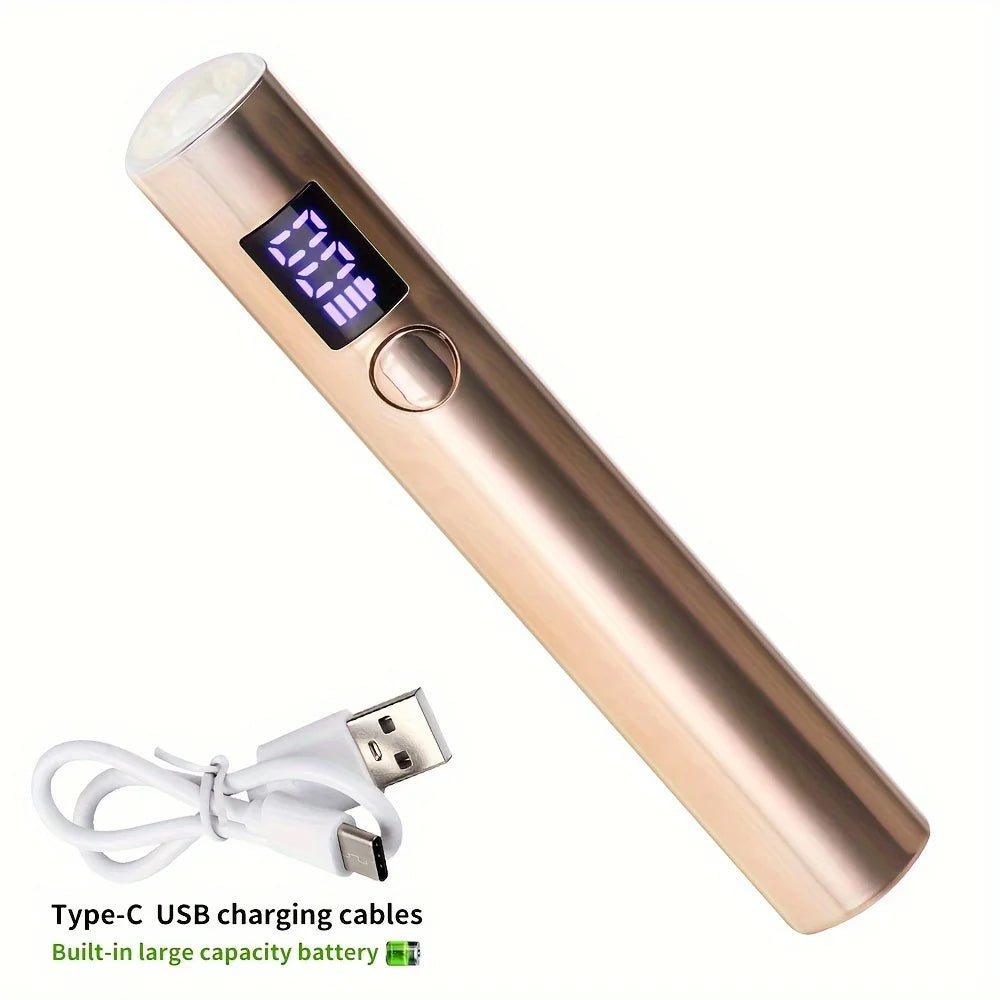 Mini lampa UV/LED do paznokci DianaBeauty – przenośna, szybkie utwardzanie żelu, USB