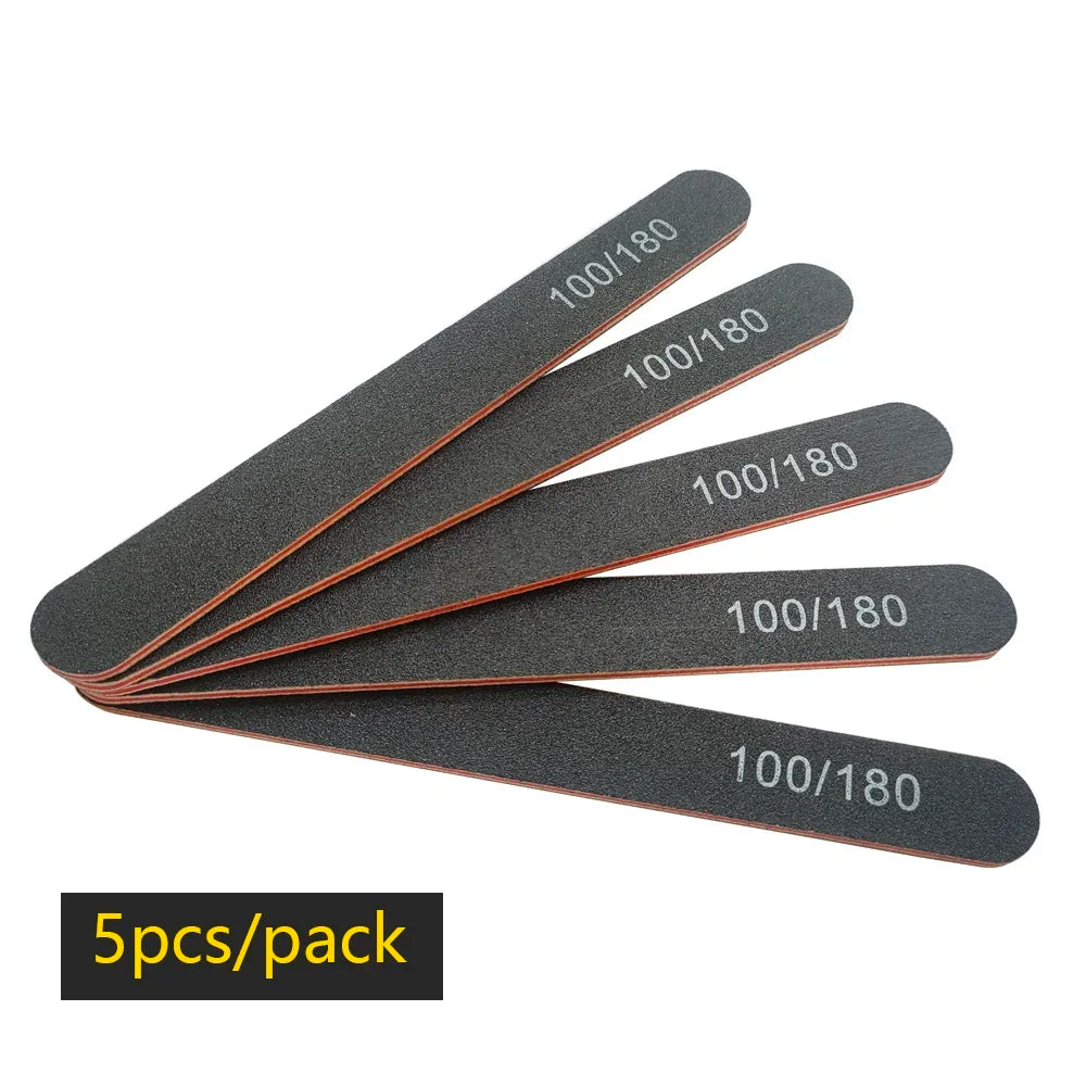 Pilnik do paznokci 100/180 – dwustronny buffer do żelu i manicure (do salonu i domu)