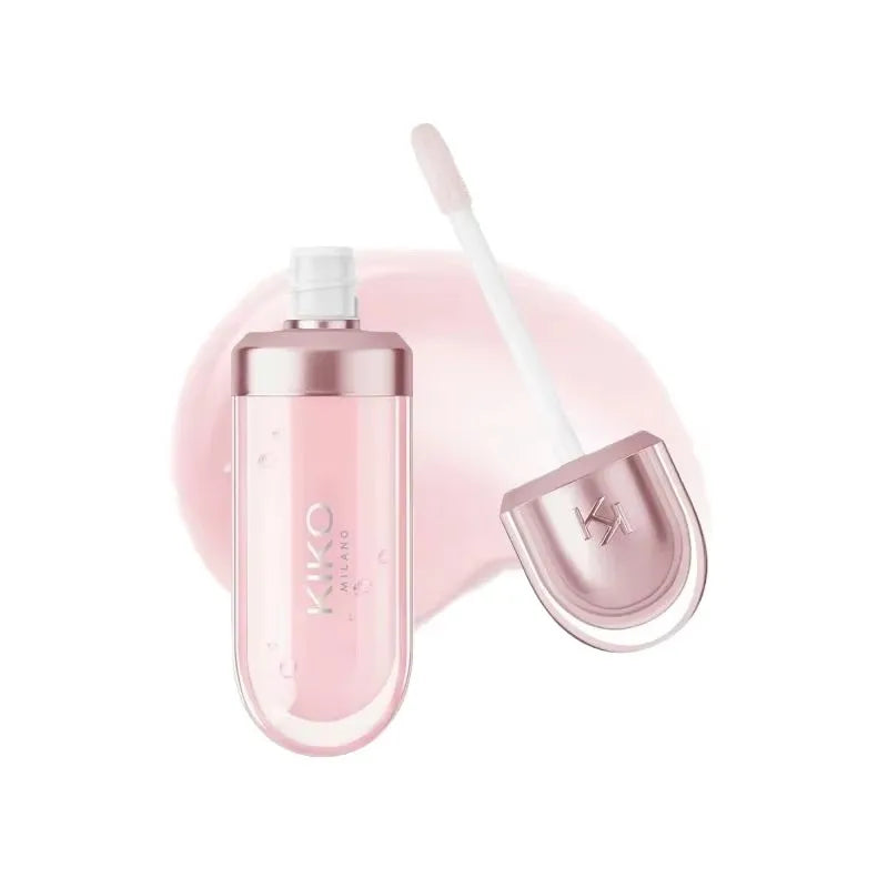 KIKO 3D Liquid Lip Glaze – przezroczysty błyszczyk do ust, lustrzany efekt, odżywczy i trwały