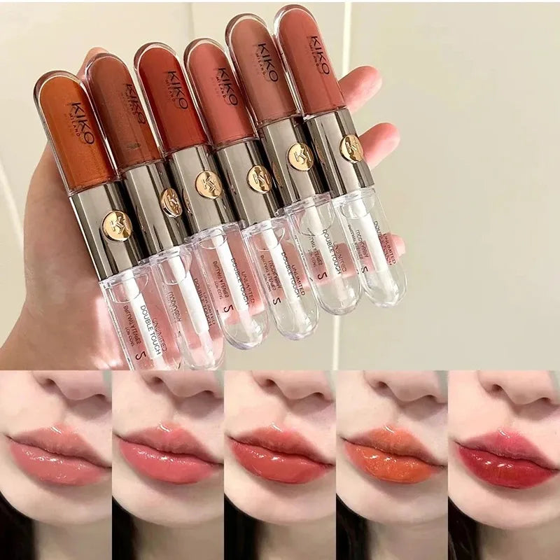KIKO 3D Liquid Lip Glaze – przezroczysty błyszczyk do ust, lustrzany efekt, odżywczy i trwały
