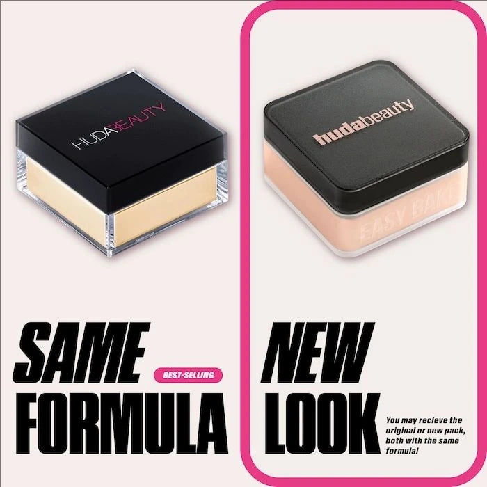Huda Beauty Powder – transparentny puder utrwalający makijaż, kontrola sebum