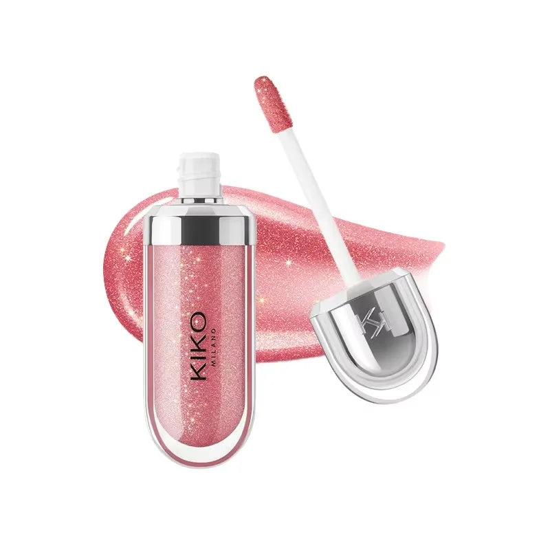 KIKO 3D Liquid Lip Glaze – przezroczysty błyszczyk do ust, lustrzany efekt, odżywczy i trwały