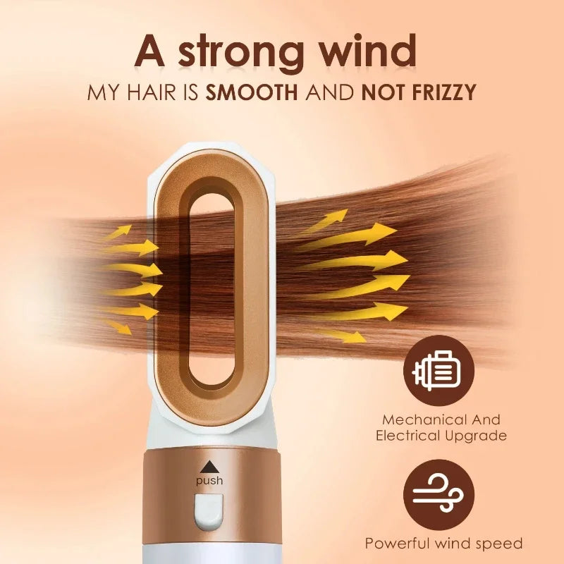 Zestaw do stylizacji włosów 5w1 – suszarka, lokówka, prostownica (kompatybilny z Dyson Airwrap)