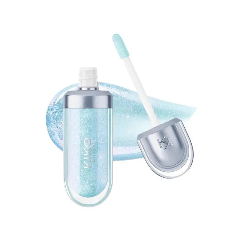 KIKO 3D Liquid Lip Glaze – przezroczysty błyszczyk do ust, lustrzany efekt, odżywczy i trwały