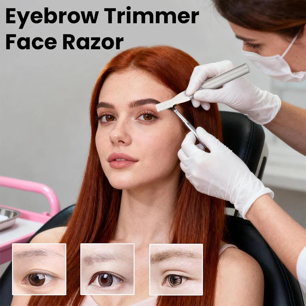 Mini elektryczny depilator do twarzy i ciała – trymer do brwi, bezbolesne usuwanie włosków