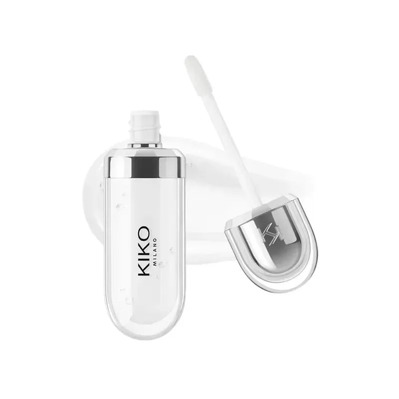 KIKO 3D Liquid Lip Glaze – przezroczysty błyszczyk do ust, lustrzany efekt, odżywczy i trwały
