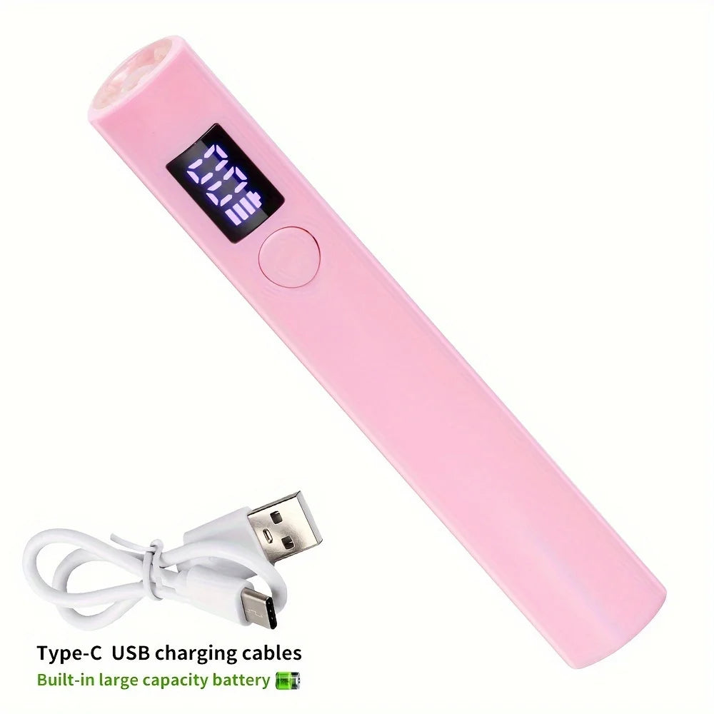 Mini lampa UV/LED do paznokci DianaBeauty – przenośna, szybkie utwardzanie żelu, USB